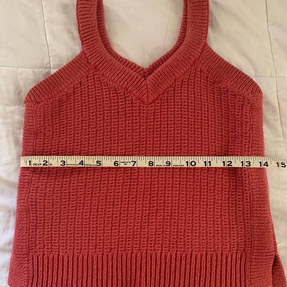Madewell Coral Knit Top